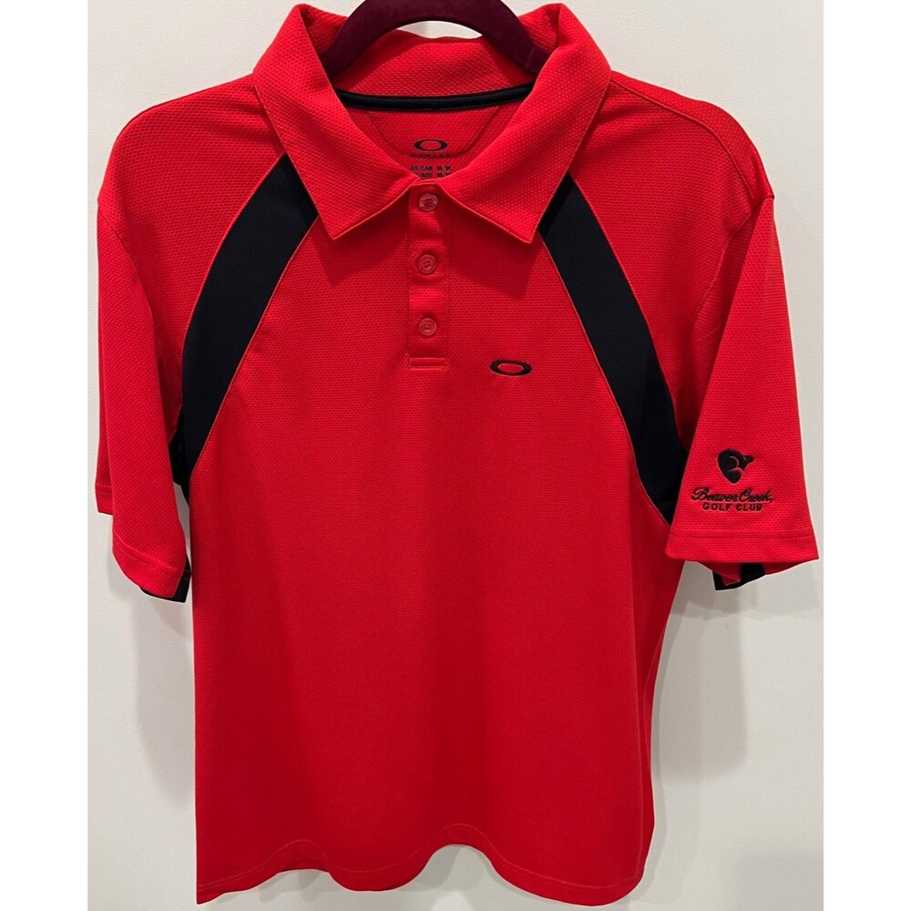 Beaver Creek Golf Club - Oakley Golf Shirt - Men's Size Medium - Red